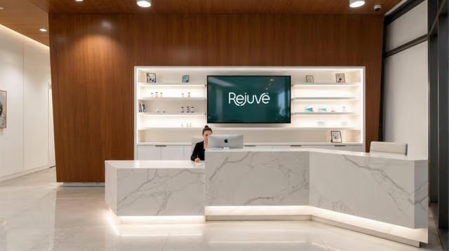 The Rejuve Clinics reception desk